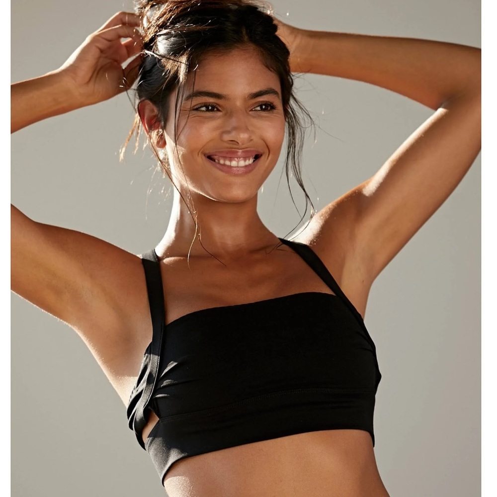 NWOT Free People Wave Rider Bra Black Size Medium
